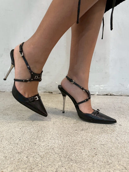 CHRISTIAN DIOR FW2003 BONDAGE HEELS