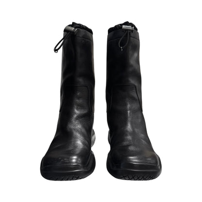 PRADA SPORT AW1999 BLACK ANKLE LEATHER BOOTS