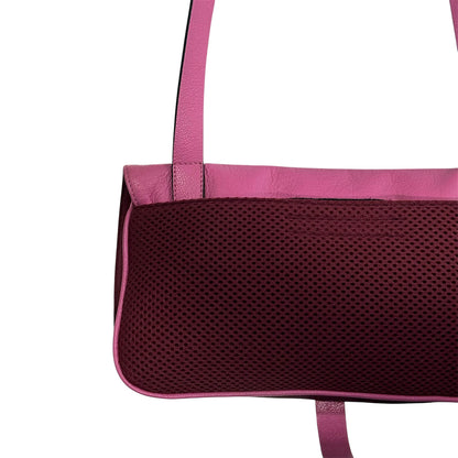 MIU MIU SS2000 PINK LEATHER SHOULDER BAG