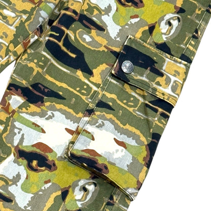 JEAN PAUL GAULTIER AW1997 FIGHT RACISM PUNK FACE PRINTED PANTS