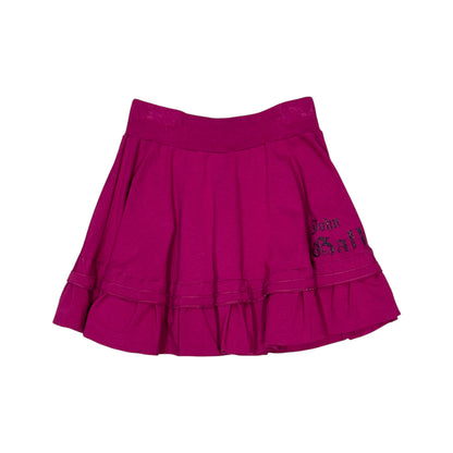 JOHN GALLIANO MAGENTA FLARED SKIRT