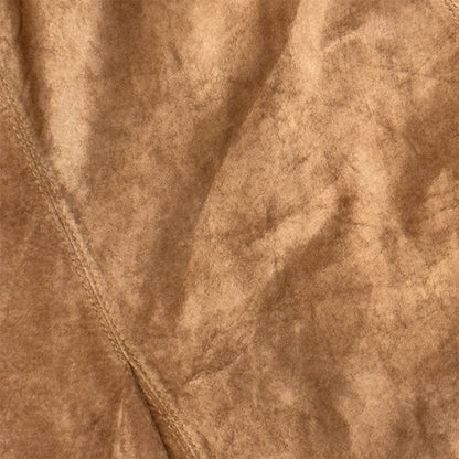 VIVIENNE WESTWOOD ASYMMETRICAL BROWN SUEDE LEATHER SKIRT
