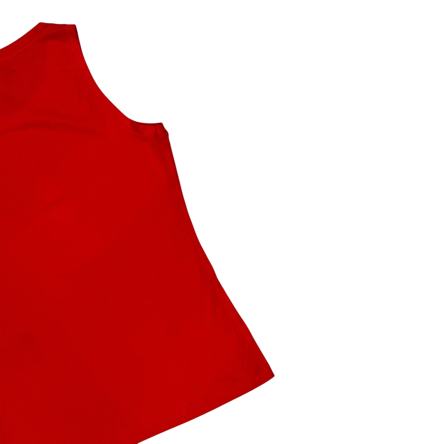 YVES SAINT LAURENT RIVE GAUCHE ORANGE GOLD LOGO TANK TOP