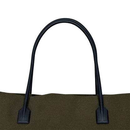 MIU MIU 2000S GREEN NEOPRENE TOTE BAG
