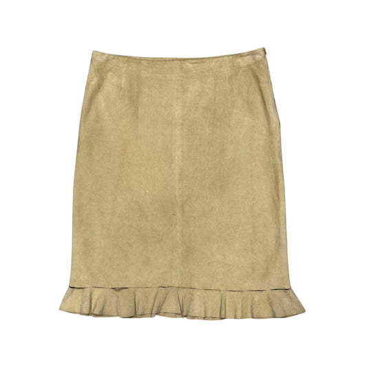 PRADA PANEL SUEDE SKIRT