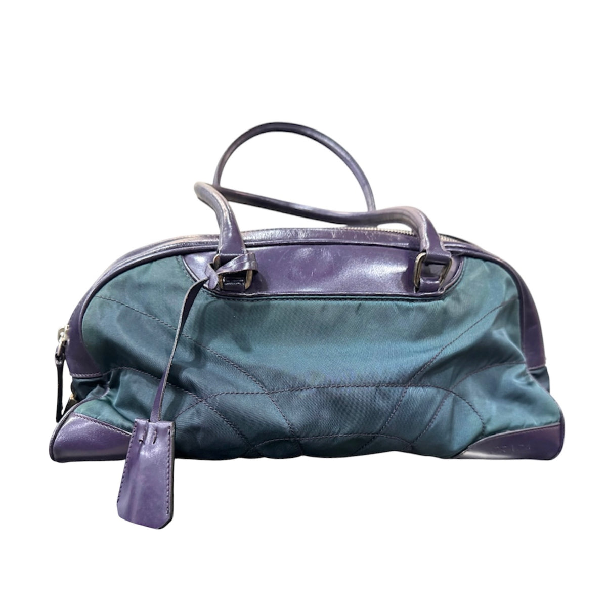 PRADA 00S TESSUTO NYLON BOWLING BOSTON SHOULDER BAG
