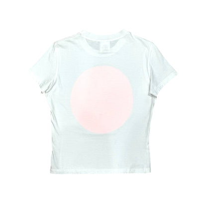 CHRISTIAN DIOR 2001 WHITE SMILEY GRAPHIC TOP