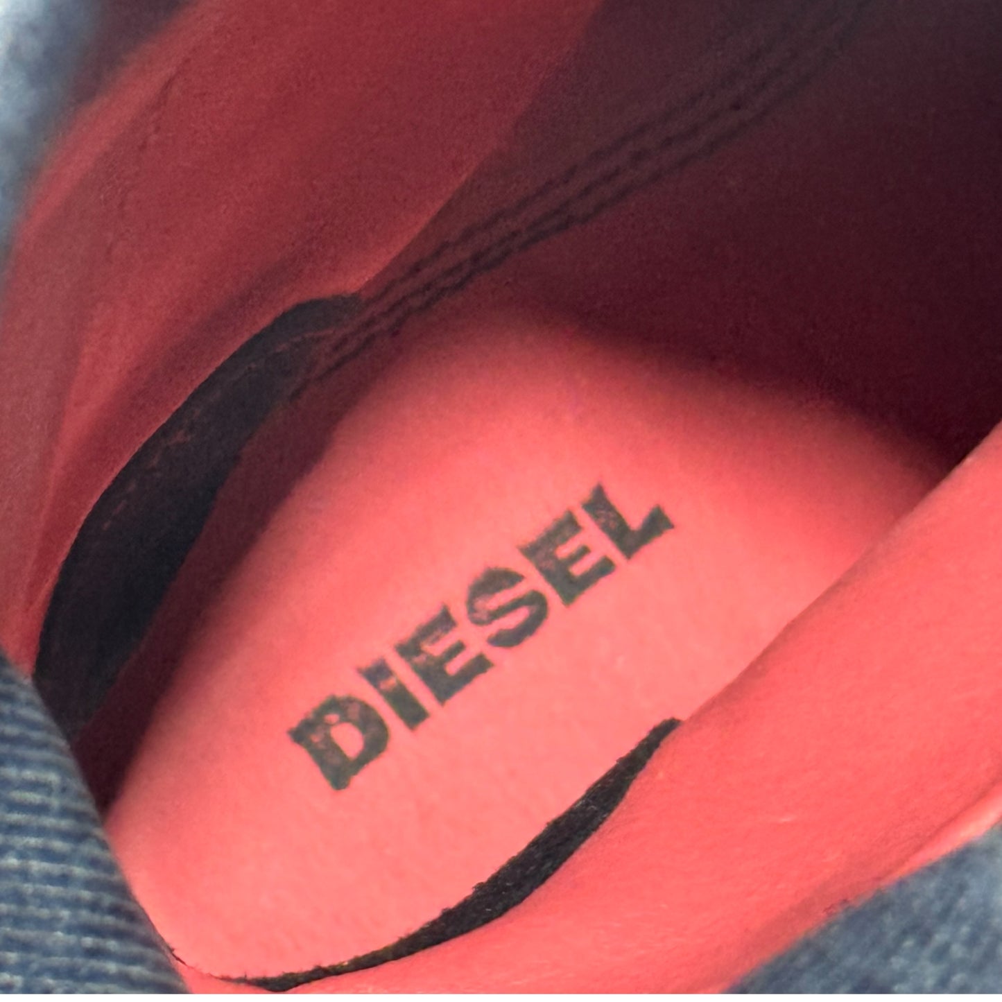 DIESEL SLOUCHED DENIM ANKLE BOOTS