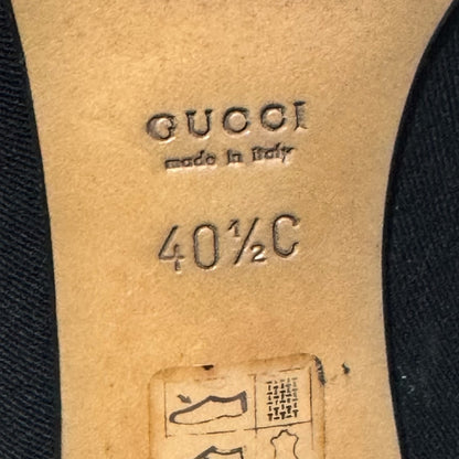 GUCCI BUCKLED STRAP ANKLE BOOTS