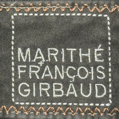 MARITHE FRANCOIS GIRBAUD WASHED KHAKI BLAZER