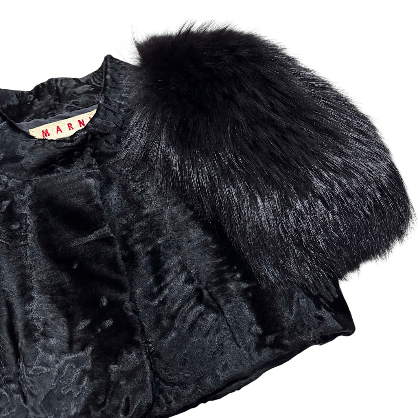 MARNI FUR BOLERO JACKET