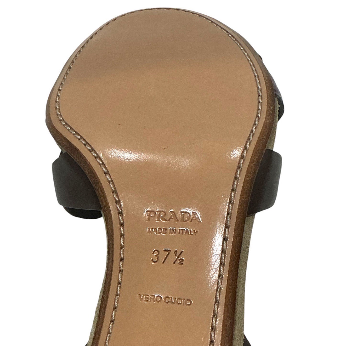 PRADA MULTICOLOUR BUTTERFLY KITTEN HEELS