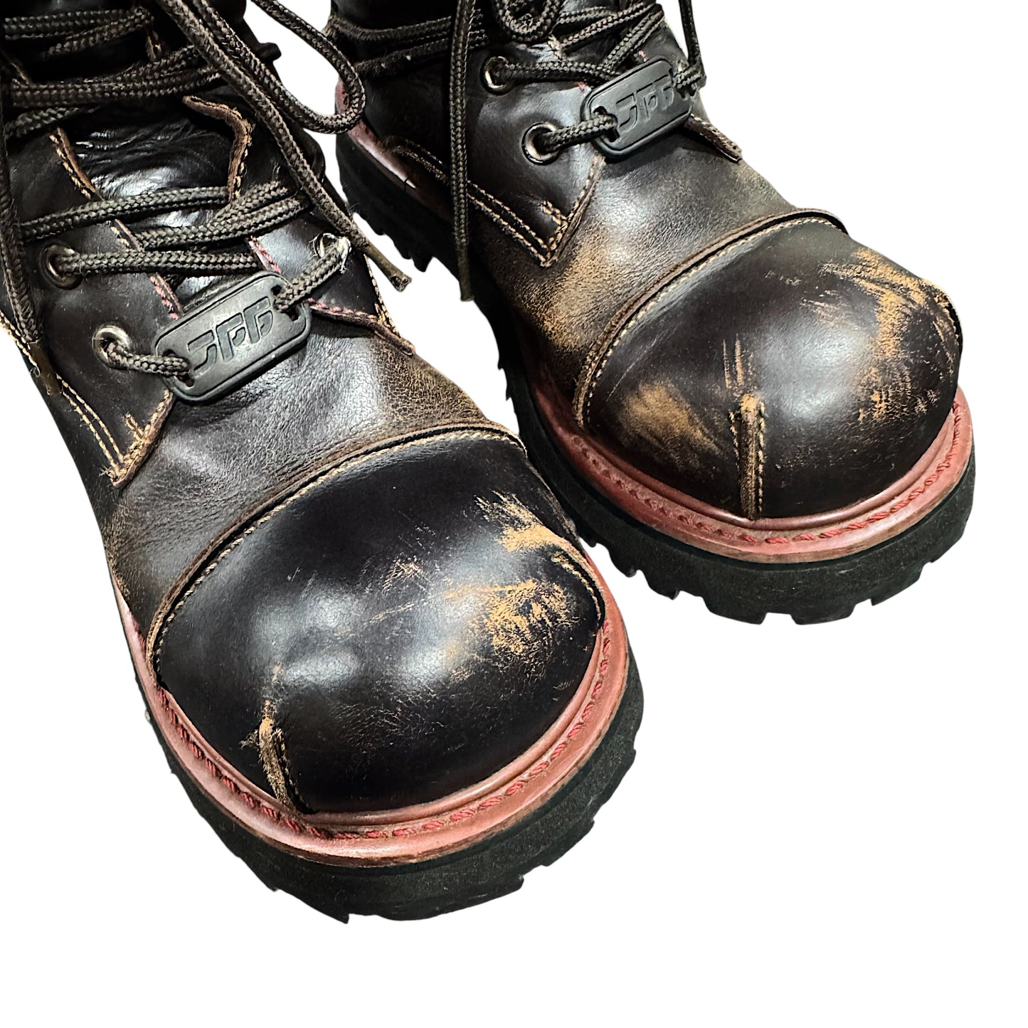 JEAN PAUL GAULTIER 1990 LACE UP COMBAT BOOTS
