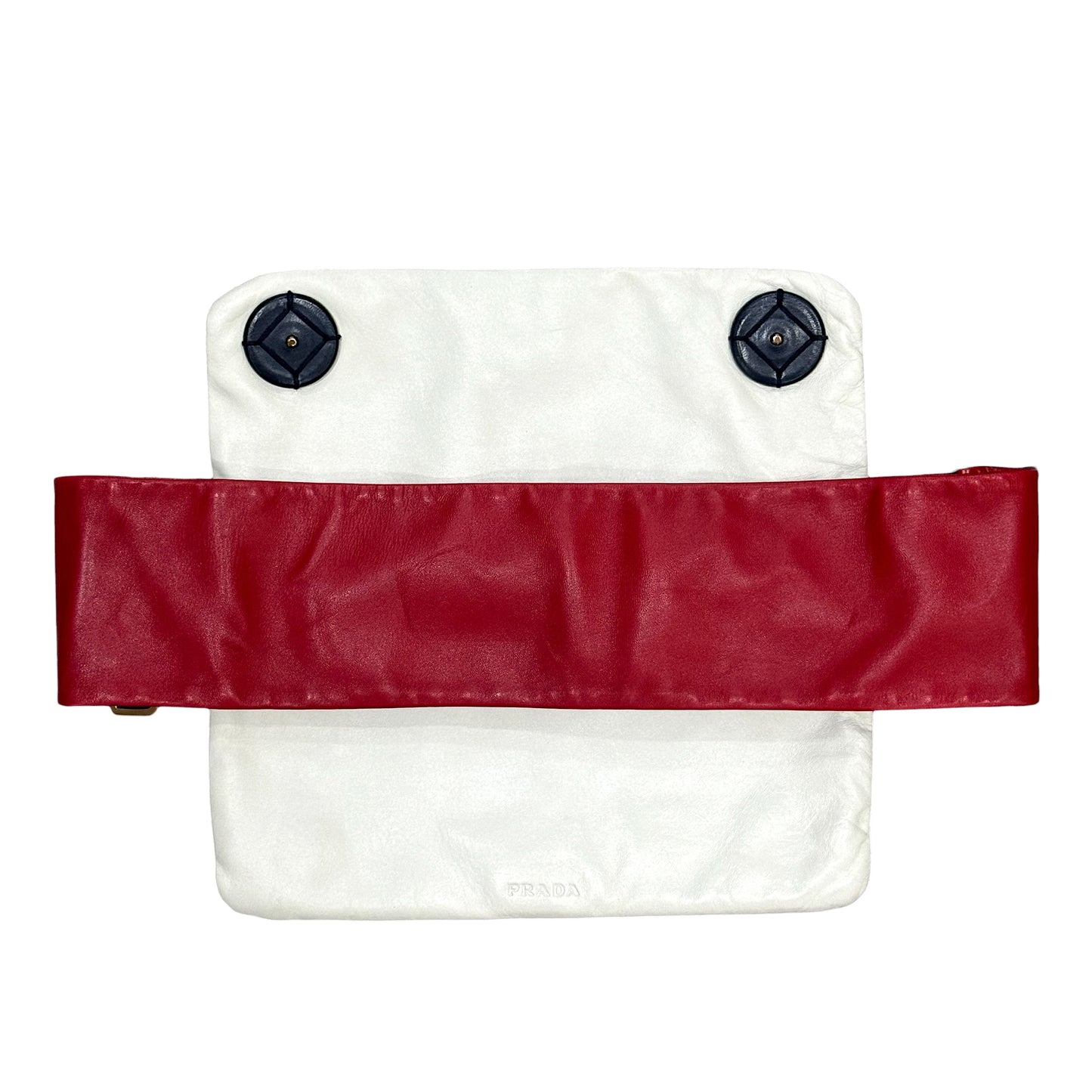 PRADA SS2001 MULTICOLOUR LEATHER FLAP BAG