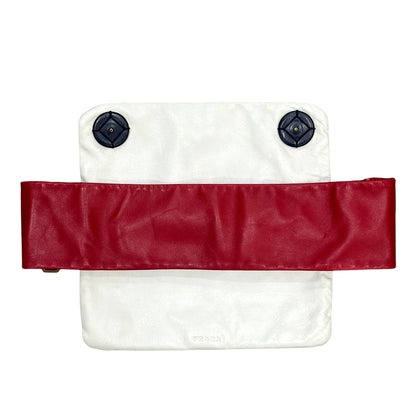 PRADA SS2001 MULTICOLOUR LEATHER FLAP BAG