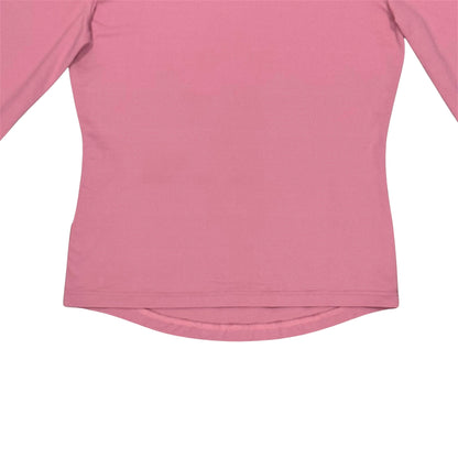 PRADA SPORT 00S PINK TURTLE NECK LOONG SLEEVE TOP