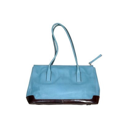 PRADA LIGHT BLUE VITELLO SHOULDER BAG