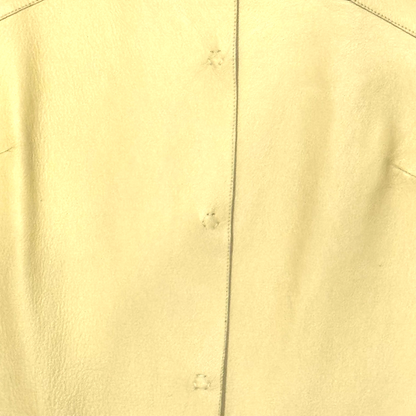 MARNI BUTTER YELLOW LEATHER TOP