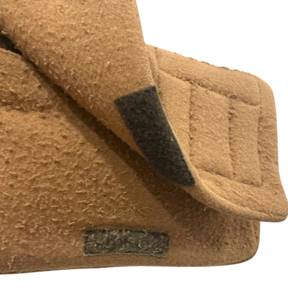 MIU MIU FW1999 BROWN WOOL RUBBER  SHOULDER BAG