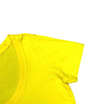 VERSACE SPORT NEON YELLOW CROP TOP