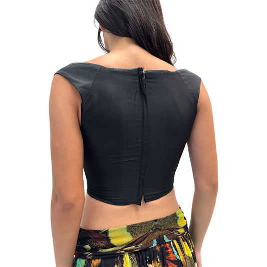 VIVIENNE WESTWOOD RED LABEL BLACK LOGO CORSET