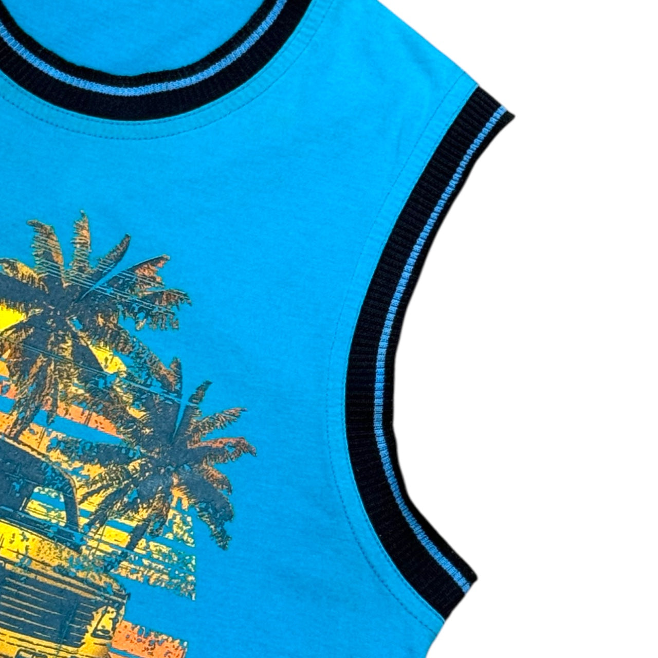 DOLCE & GABBANA BLUE TANK TOP