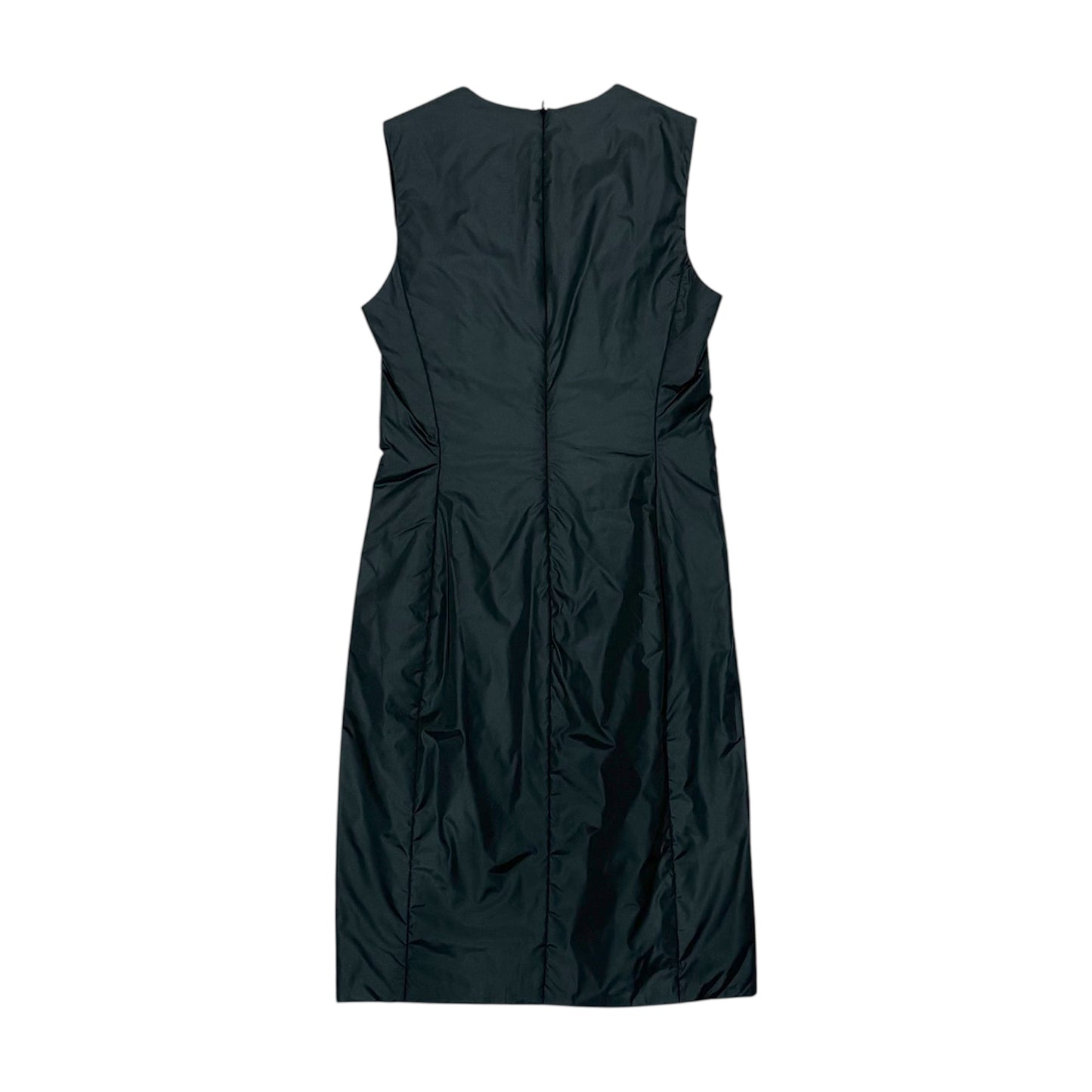 PRADA 00S GREEN NYLON DRESS