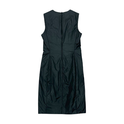 PRADA 00S GREEN NYLON DRESS