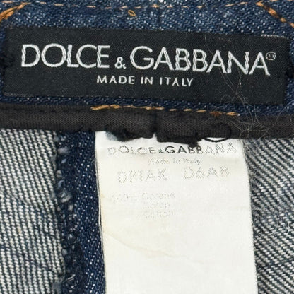 DOLCE & GABBANA 00S FLOWER DENIM PANTS
