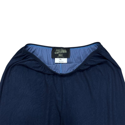 JEAN PAUL GAULTIER MESH NAVY PANTS
