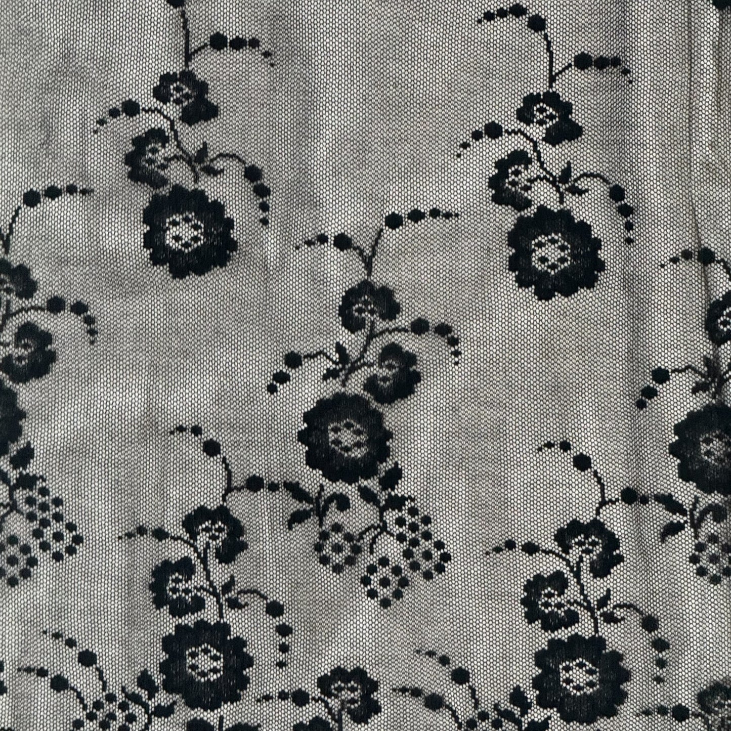 DOLCE & GABBANA SHEER FLORAL LACE OVERLAY DRESS