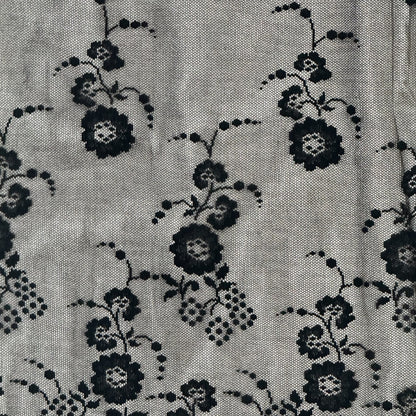 DOLCE & GABBANA SHEER FLORAL LACE OVERLAY DRESS
