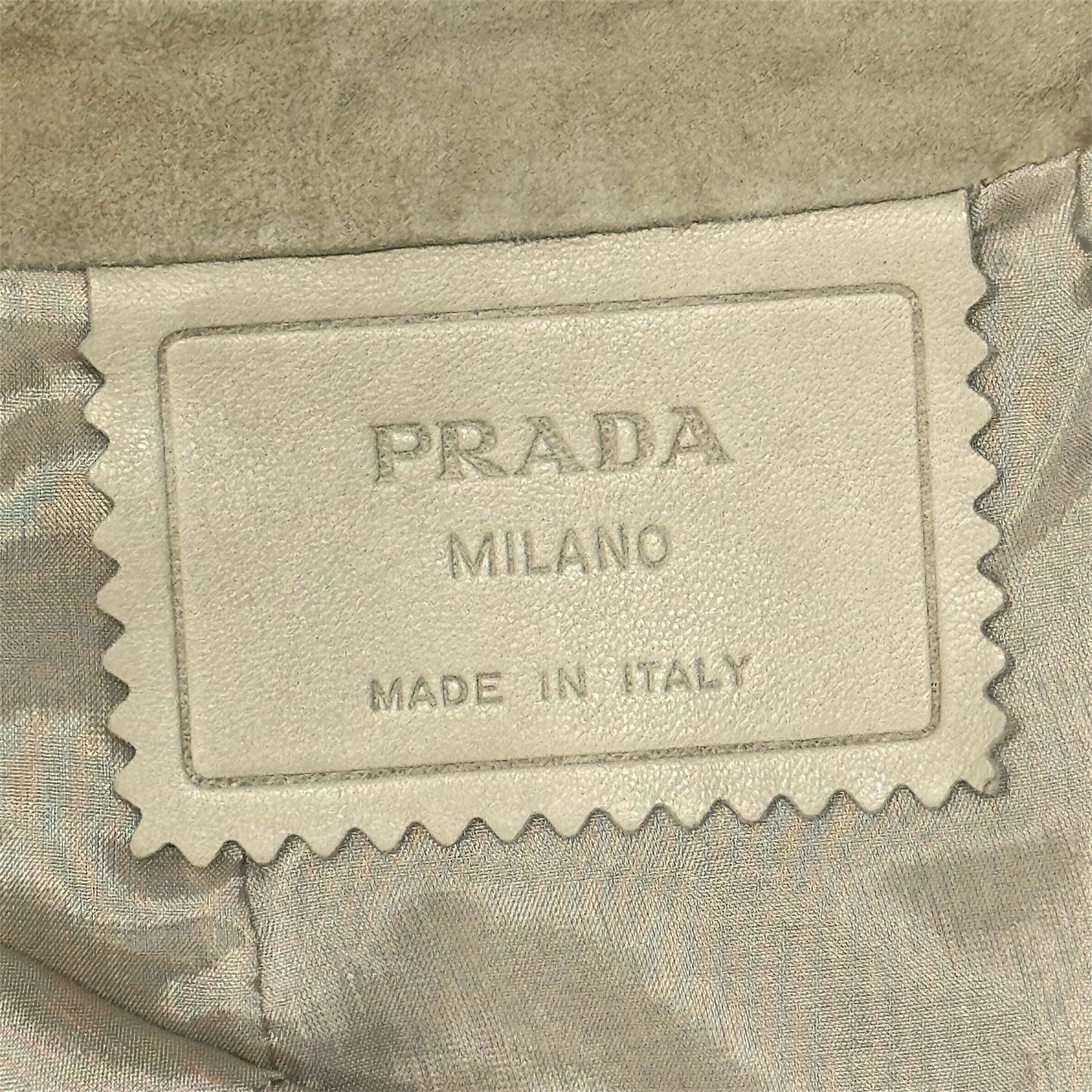 PRADA PANEL SUEDE SKIRT