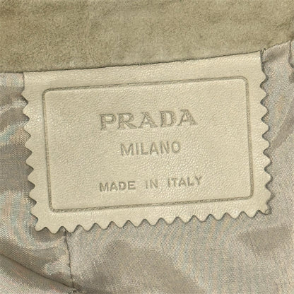 PRADA PANEL SUEDE SKIRT
