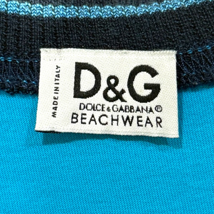 DOLCE & GABBANA BLUE TANK TOP