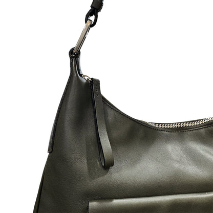 PRADA CLEO KHAKI LEATHER BAG