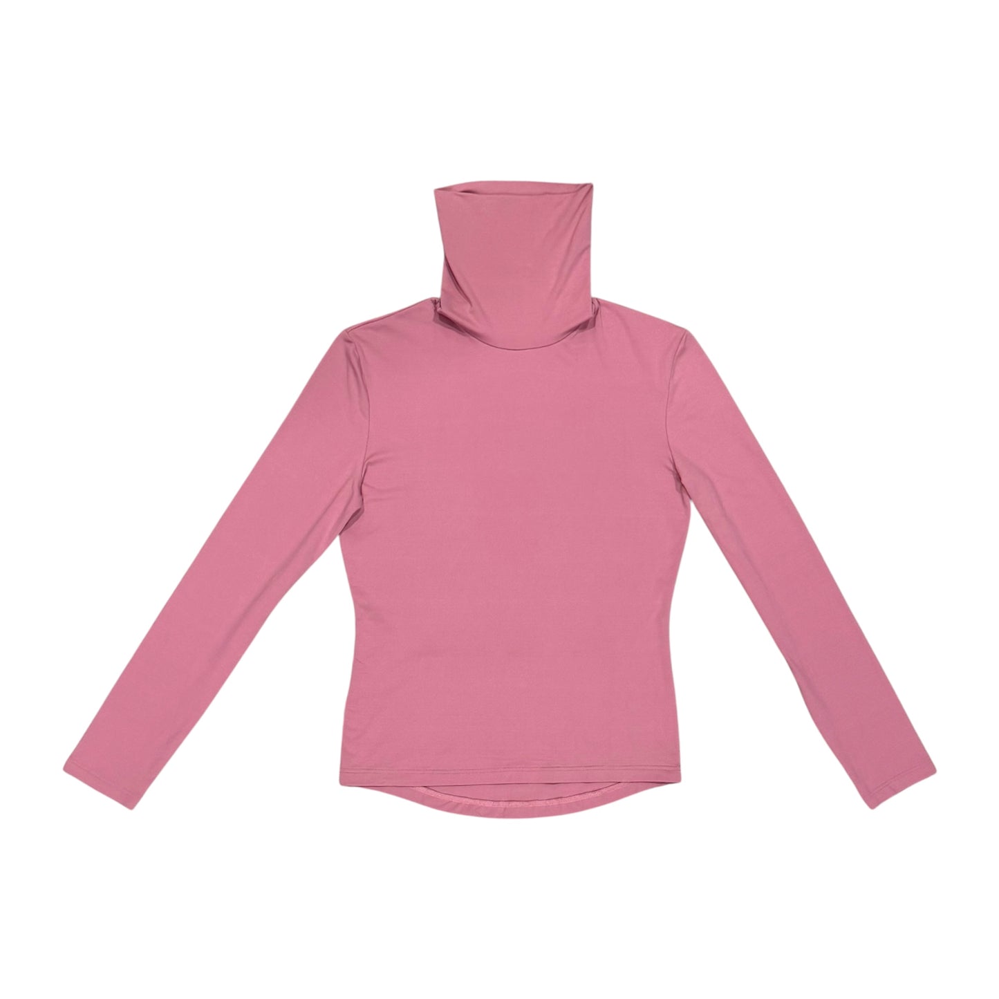 PRADA SPORT 00S PINK TURTLE NECK LOONG SLEEVE TOP
