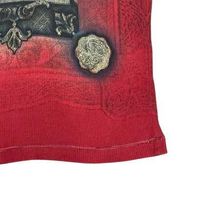 JEAN PAUL GAULTIER MAILLE 1990S  TATTOO ARTIST PRINT TOP