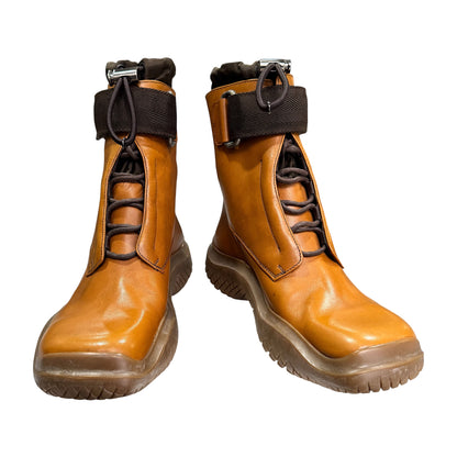PRADA SPORT FW1999 ORANGE VIBRAM BOOTS