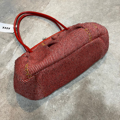 miu miu red knit bag