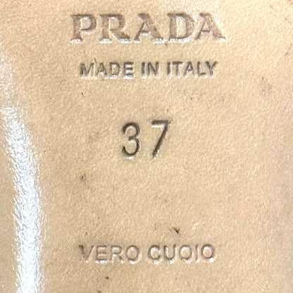 PRADA PINK BUCKLED SANDALS