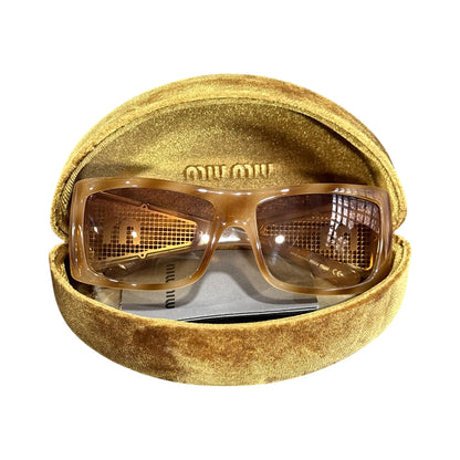 MIU MIU 2000S MESH SUNGLASSES