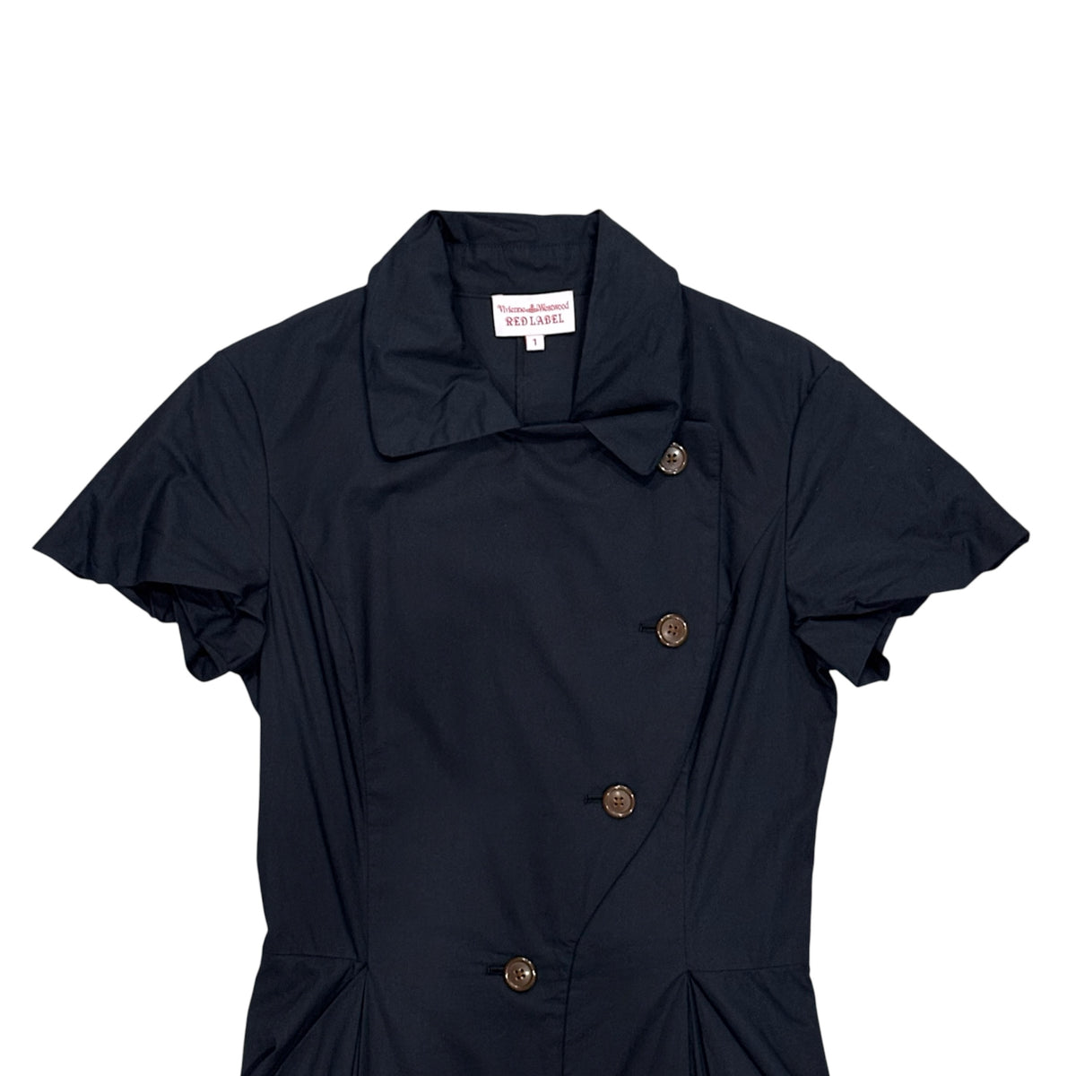 VIVIENNE WESTWOOD RED LABEL NAVY BUTTON UP DRESS