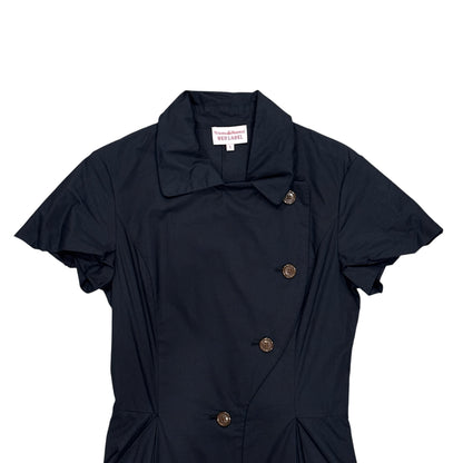 VIVIENNE WESTWOOD RED LABEL NAVY BUTTON UP DRESS