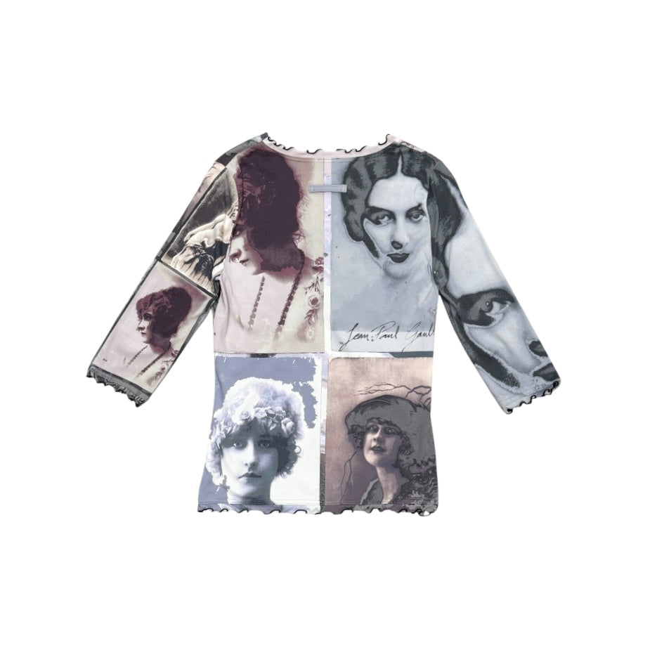 JEAN PAUL GAULTIER FACE PORTRAITS TOP