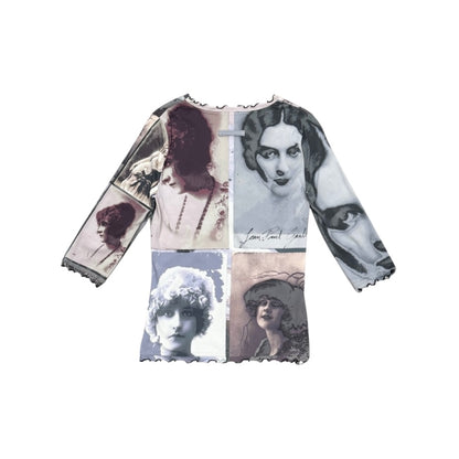 JEAN PAUL GAULTIER FACE PORTRAITS TOP