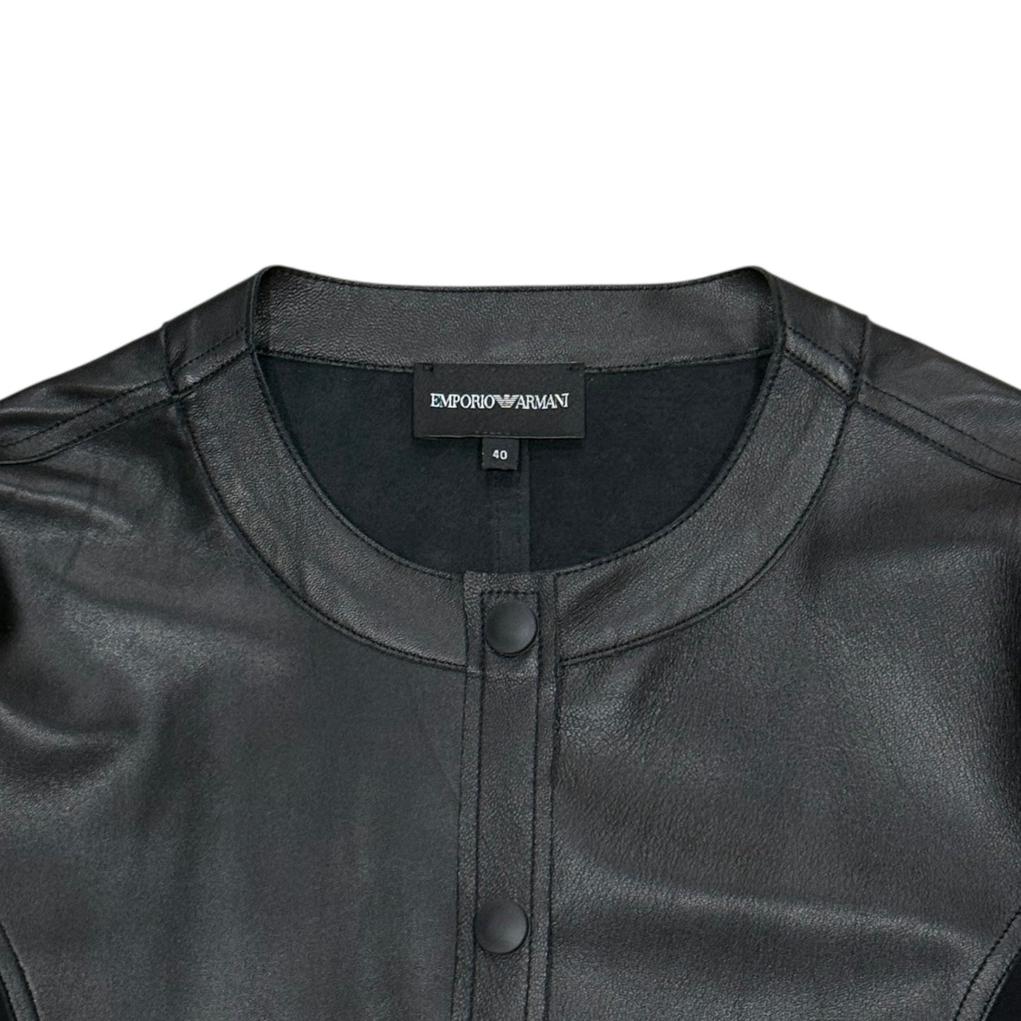 EMPORIO ARMANI LEATHER DRESS