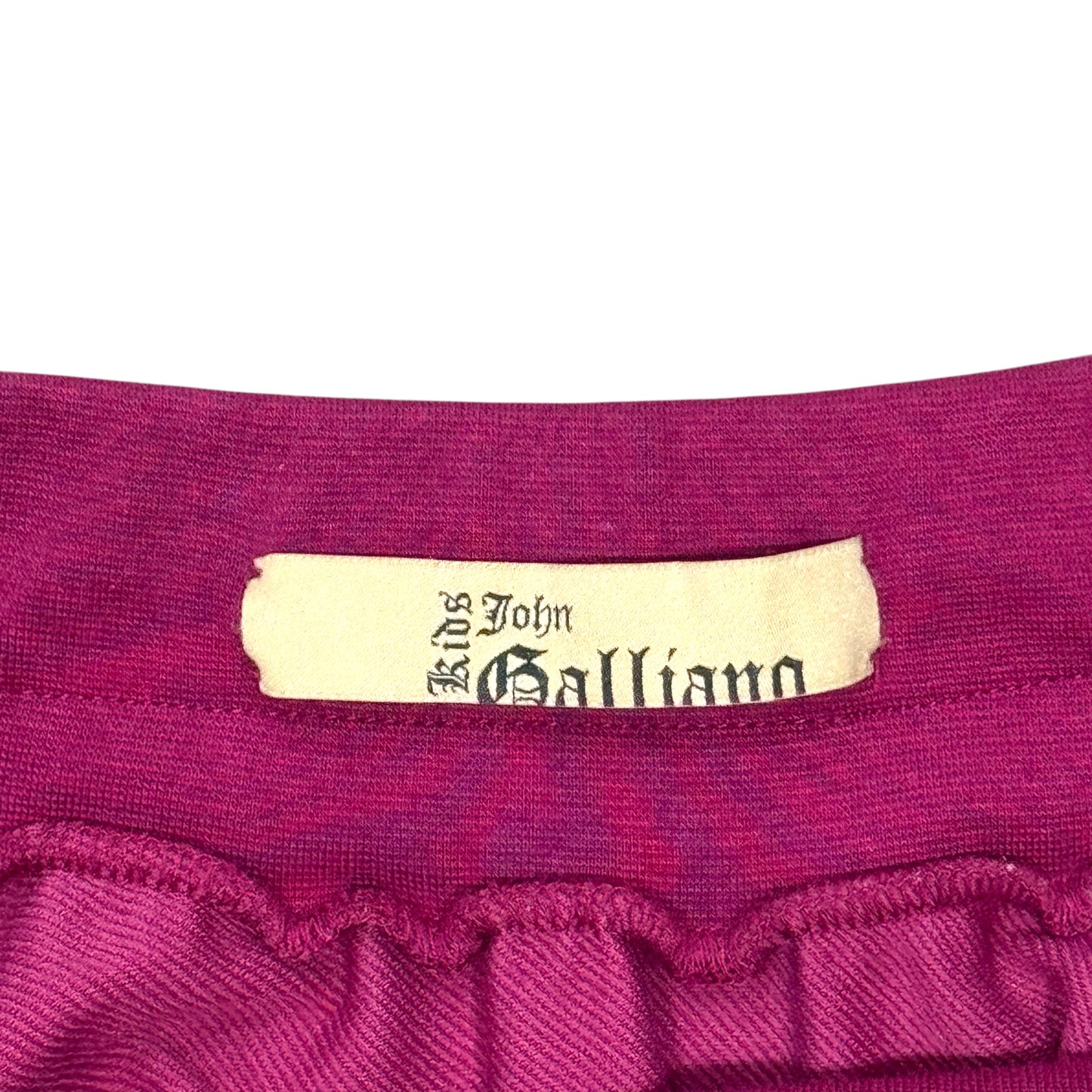 JOHN GALLIANO MAGENTA FLARED SKIRT