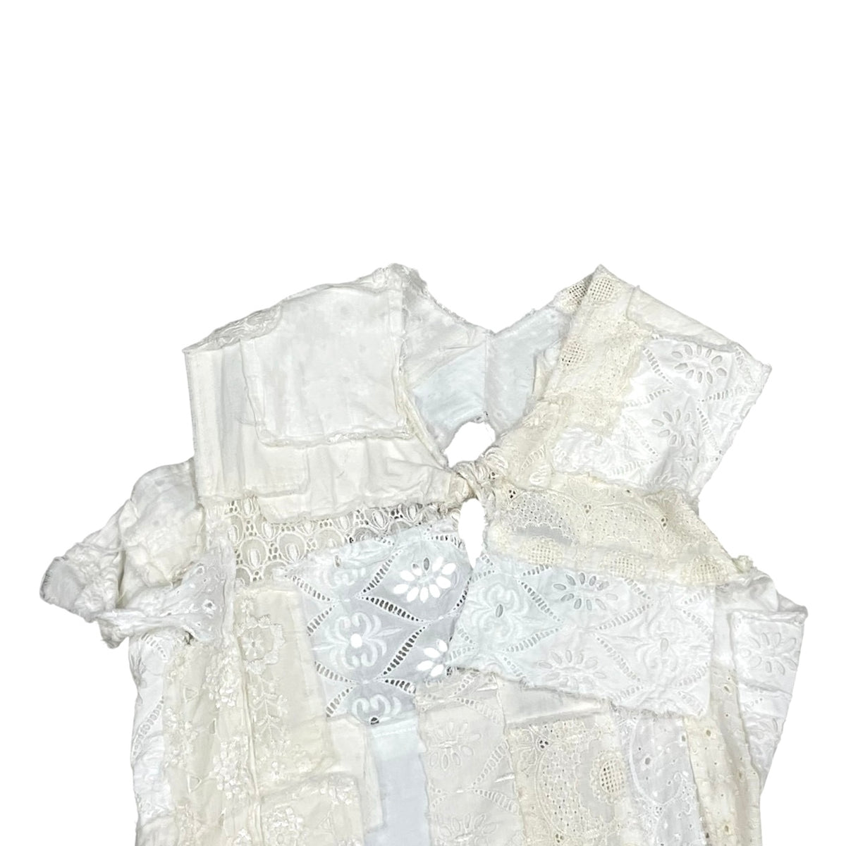 JUNYA WATANABE 2004 EMBROIDERED PATCHWORK TOP