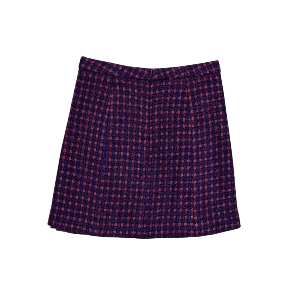 MIU MIU PURPLE TWEET SKIRT